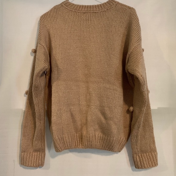 🎉HP🎉 NWOT sweater with Pom poms - Picture 3 of 4